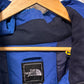 The North Face Blue Shell Zip Up Jacket Broken Zipper Size Large