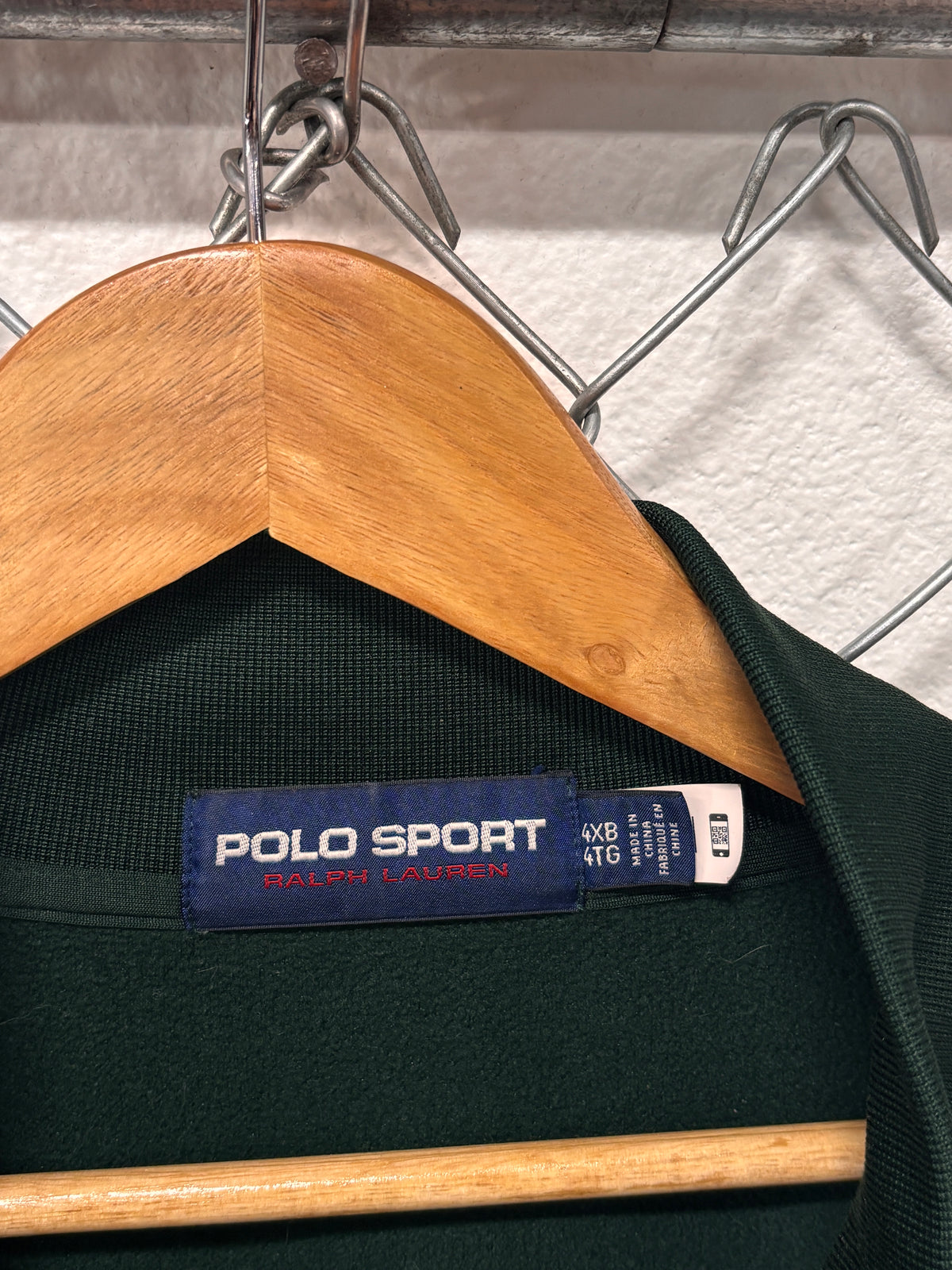 Ralph Lauren Polo Sport Green Zip Up Track Jacket Size 4XL