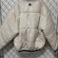 Y2K New York Yankees White Puffer Bomber Jacket Size Large