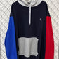 Polo Ralph Lauren Multi Color Navy Blue Hoodie Size 5XL