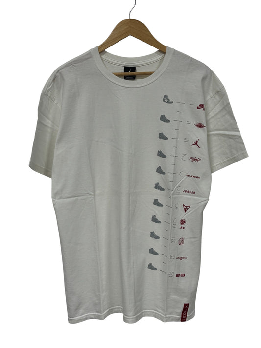 Vintage Y2K Jordan Brand Shoe Models Jordan 23 Graphic Tee Size XL