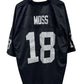 Vintage Y2K Reebok Oakland Raiders Randy Moss #18 Jersey Size XXL