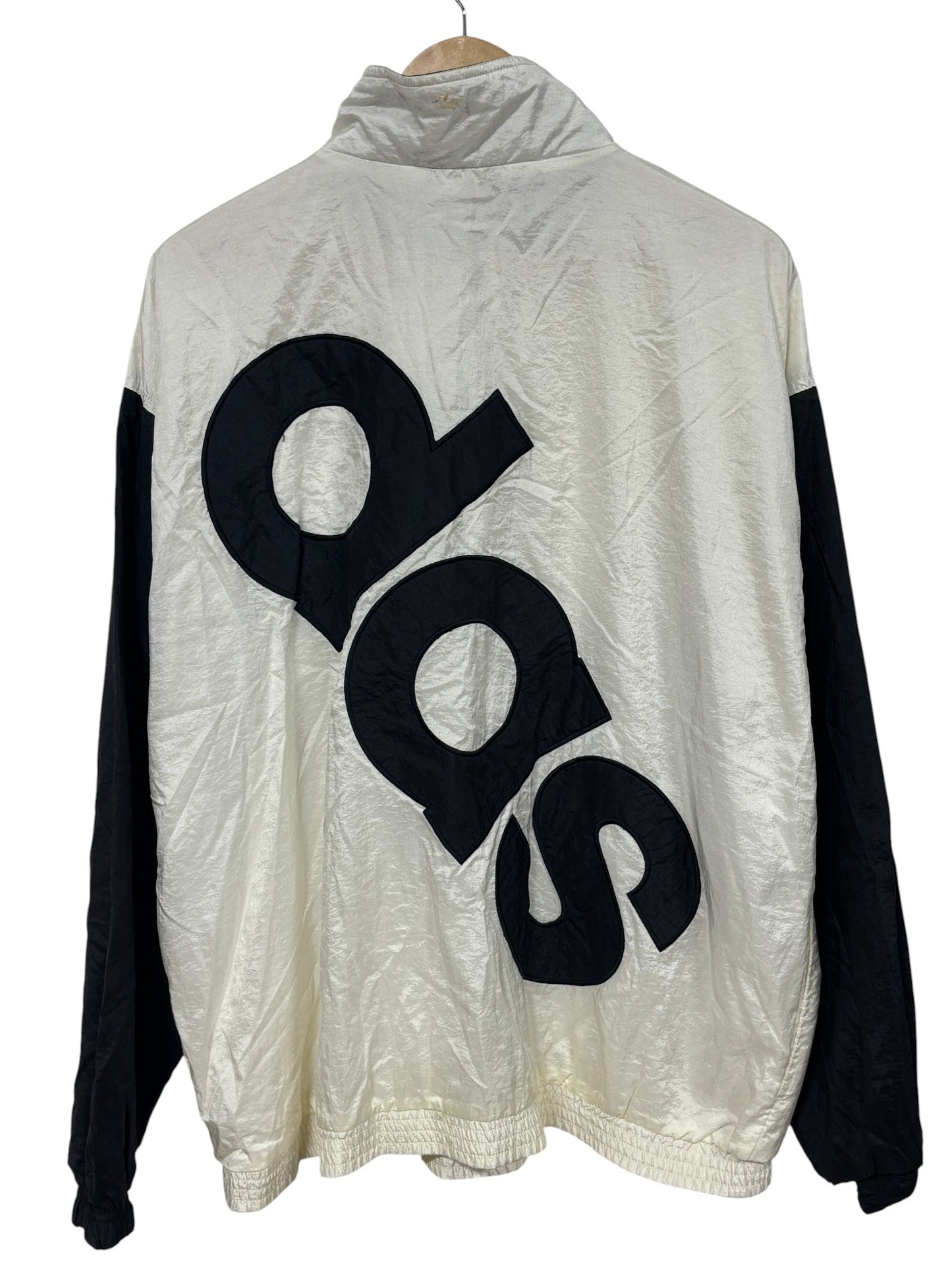 Vintage 90's Adidas Wrap Around Quarter Zip Windbreaker Jacket Size XL