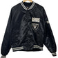 Vintage 90's Chalkline Oakland Raiders NFL Satin Boomober Jacket Size XL