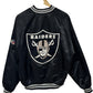 Vintage 90's Chalkline Oakland Raiders NFL Satin Boomober Jacket Size XL