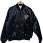 Vintage 90's Starter Pro Line Oakland Raiders Satin Bomber Jacket Size XL