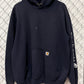Carhartt Navy Blue Classic Hoodie Size XL