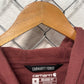 Carhartt Force Red Spell Out Hoodie Size Medium