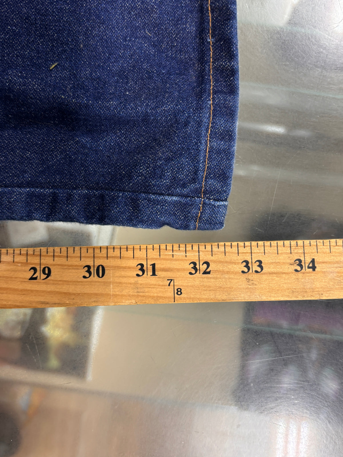 Vintage Wrangler Made in USA Dark Wash Denim Jeans Size 29x32