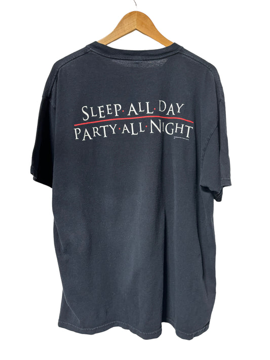 Vintage The Lost Boys Movie Promo Tee Sleep All Day Party All Night Size XL