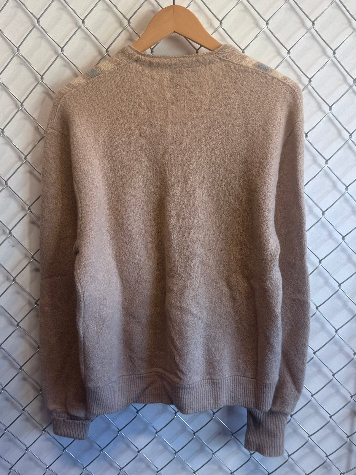 Vintage Arnold Palmer Robert Bruce Virgin Wool Cardigan Sweater Size Large