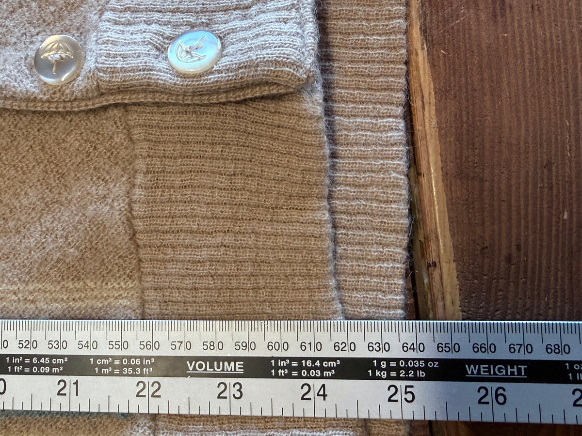 Vintage Arnold Palmer Robert Bruce Virgin Wool Cardigan Sweater Size Large