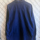 Levi's Blue Quarter Zip Long Sleeve Collared Shirt Size Large