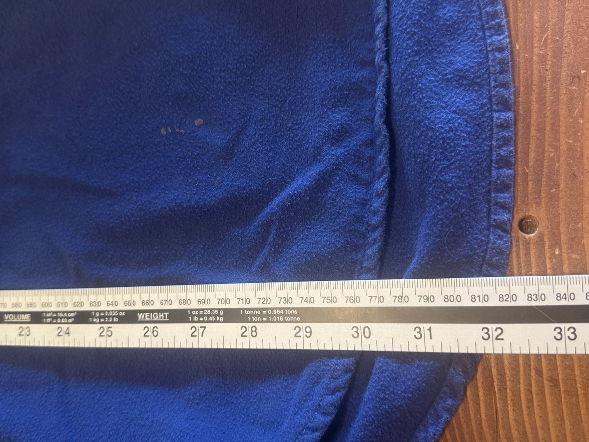 Levi's Blue Quarter Zip Long Sleeve Collared Shirt Size Large