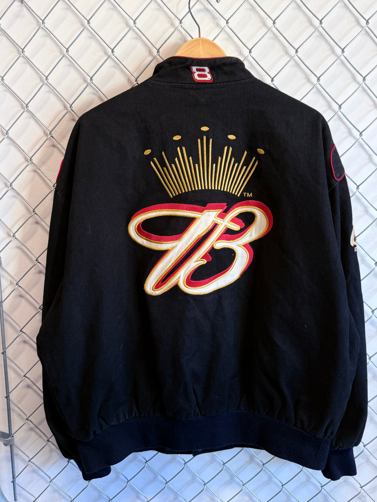 Vintage Jeff Hamilton Budweiser Earnhardt Jr. Racing NASCAR Jacket Size XL