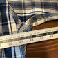Carhartt Heavy Flannel Button Up Work Long Sleeve Shirt Size XL