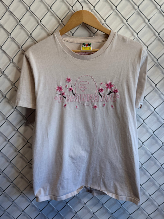 BAPE Bathing Ape Sakura Cherry Blossom Tee Size Large