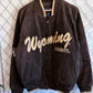 Carl Banks G-3 Wyoming Cowboys Brown Bomber Jacket Size Medium