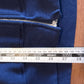 Vintage 90's Navy Military Blue Zip Up Hoodie Size Medium