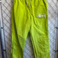 Nike x Stussy Volt Green Windbreaker Pants Size Medium