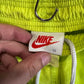 Nike x Stussy Volt Green Windbreaker Pants Size Medium
