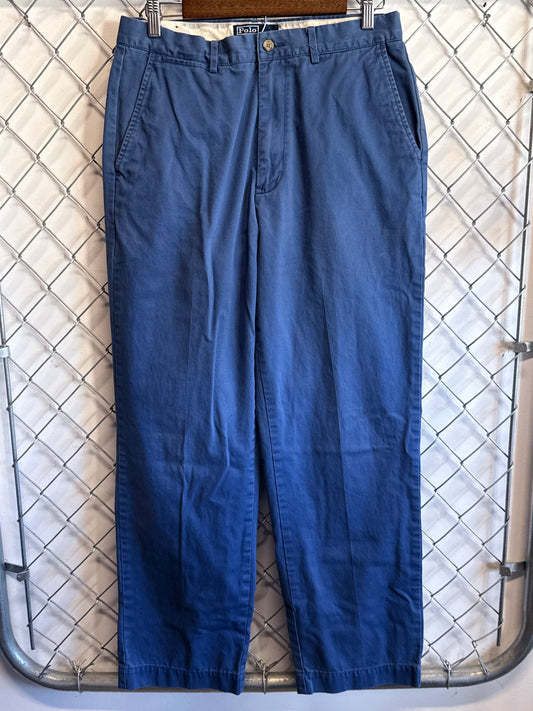 Polo Ralph Lauren Blue Classic Chino Pants Size 32x31