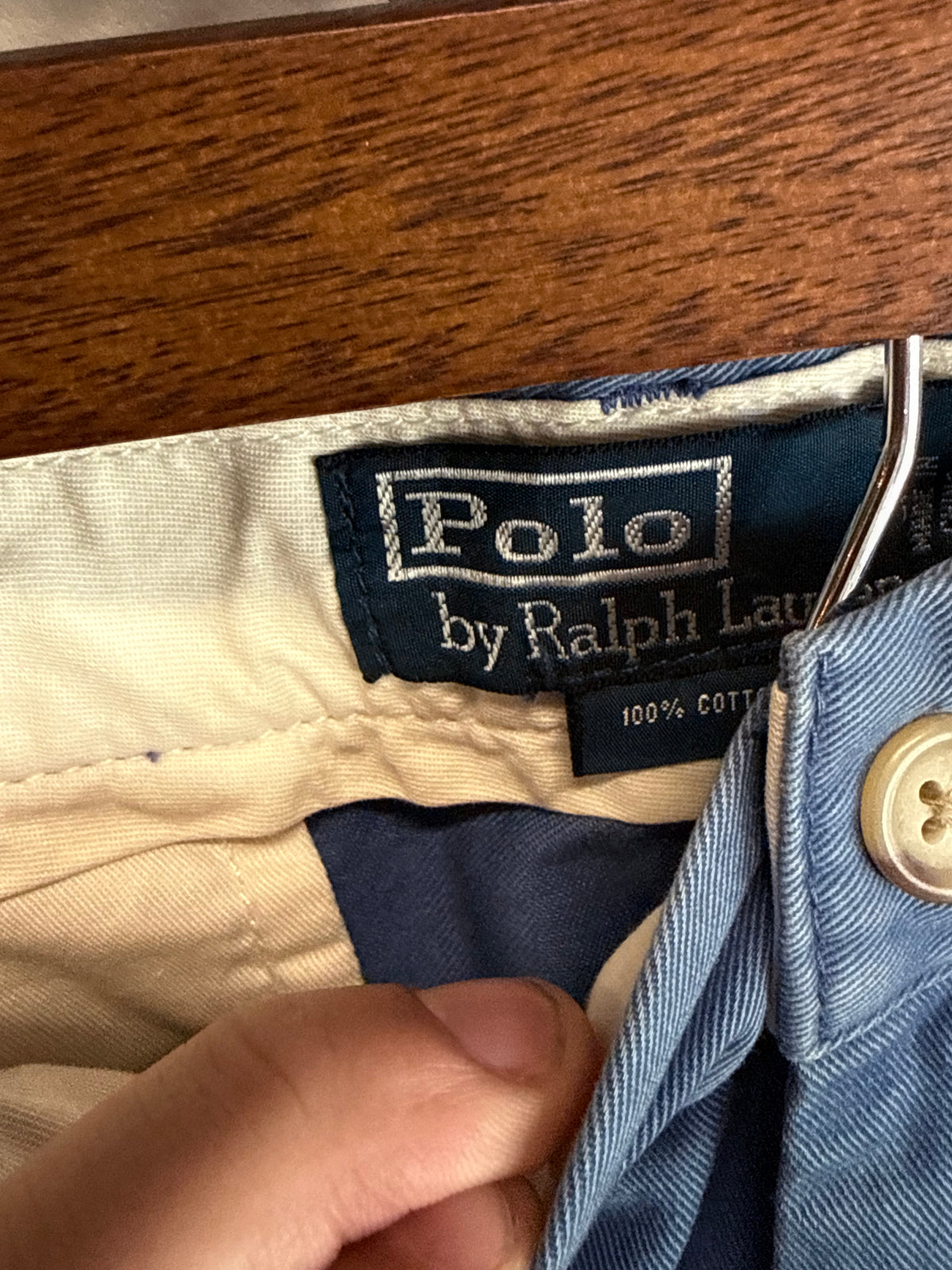 Polo Ralph Lauren Blue Classic Chino Pants Size 32x31