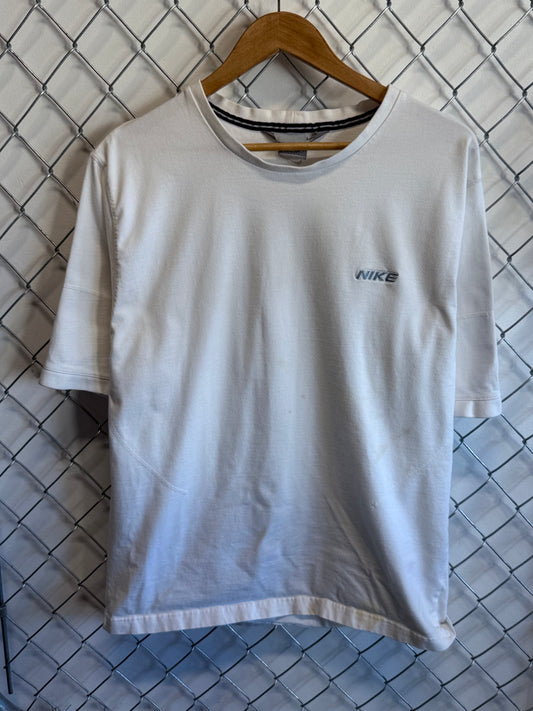 Y2K Nike White Spell Out Tee Size XL