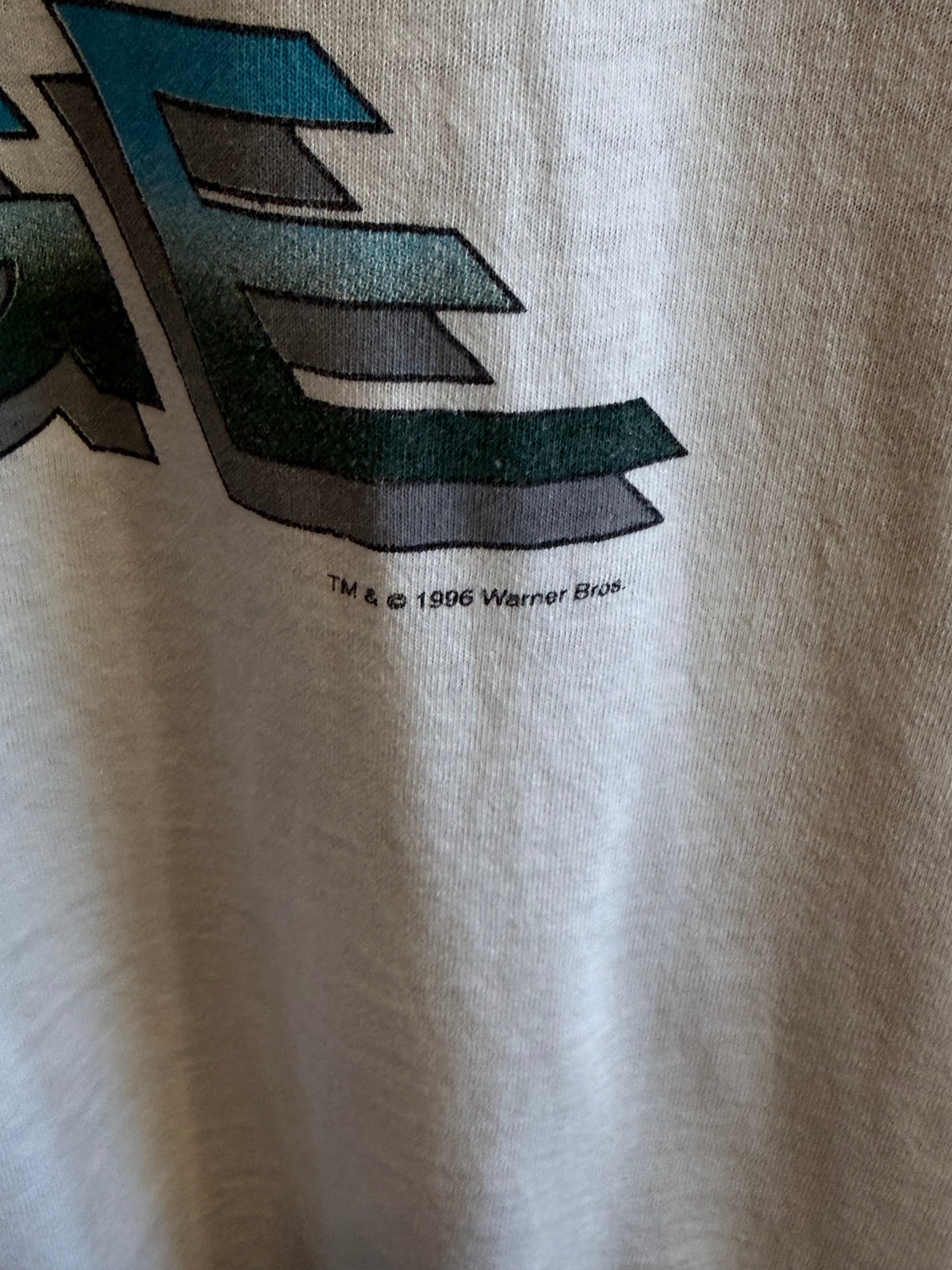 Vintage 1996 Taz Looney Tunes Cutting Edge Carpenter Cartoon Tee Size Large