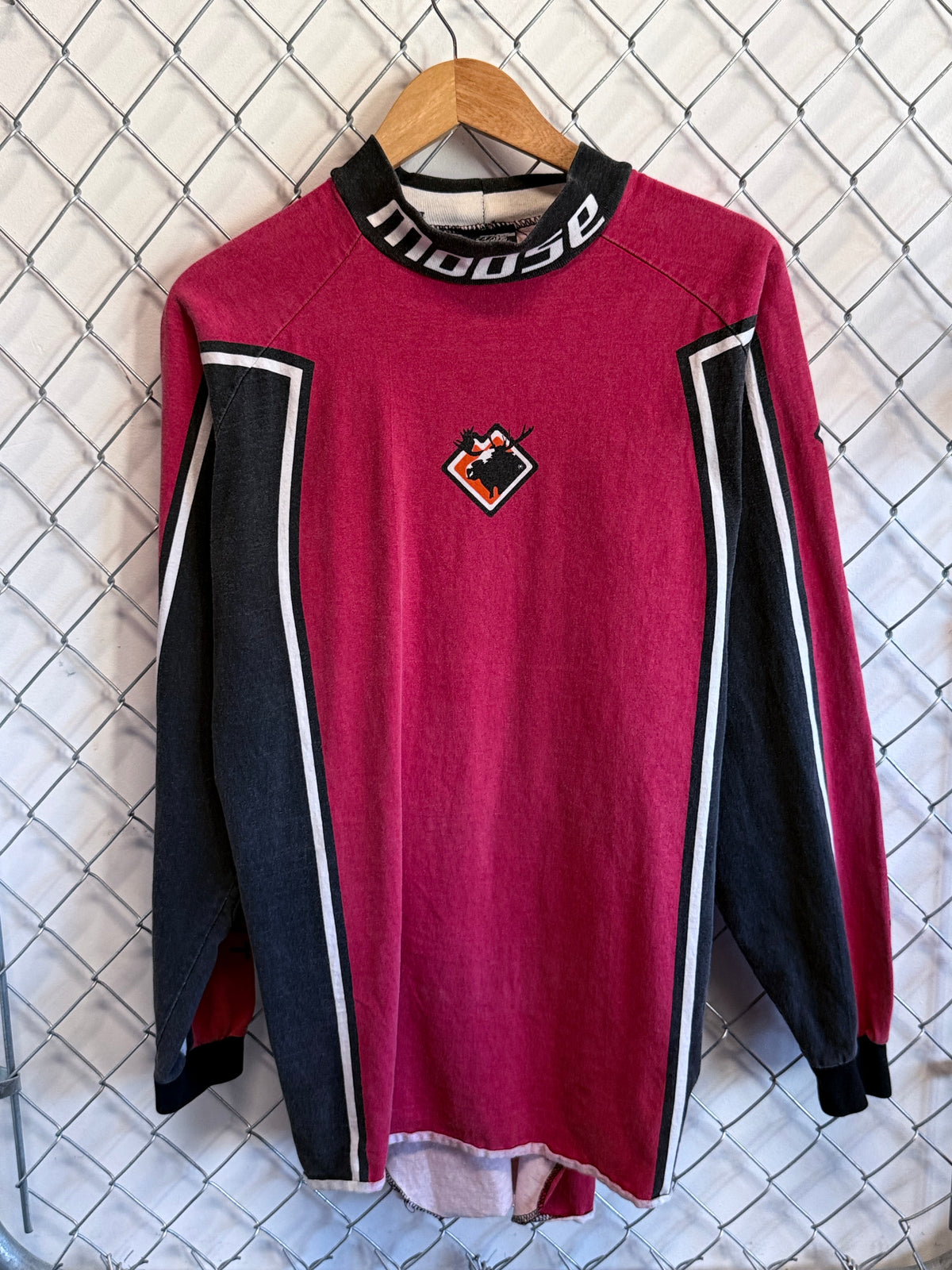 Vintage 90's Moose Offroad BMX Racing Equipment Shirt Size XL