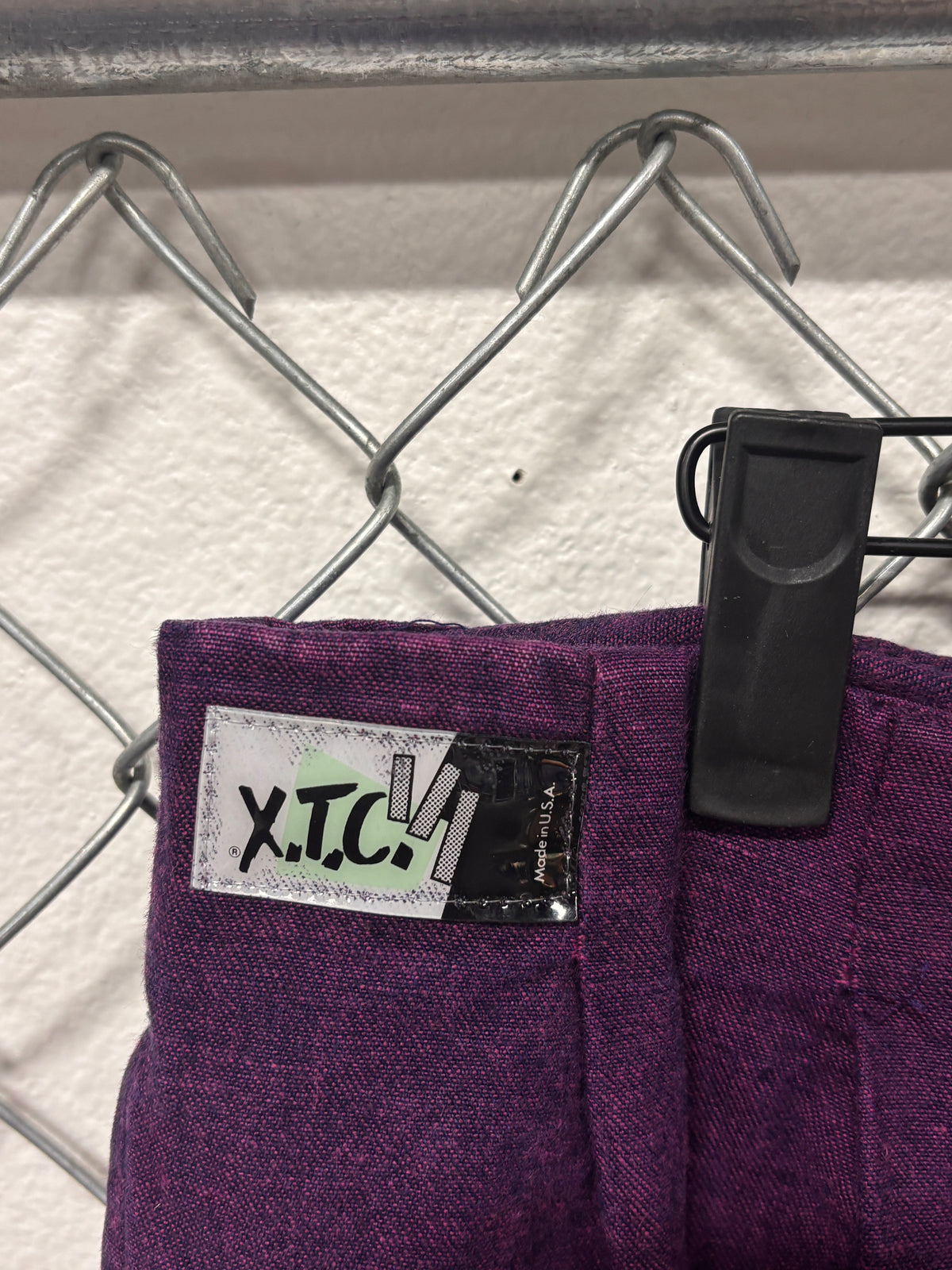 Vintage XTC Purple Baggy Skater Grunge Pants Size 34x27