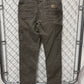 Carhartt Distressed Green Double Knee Carpenter Pants Size 34x34