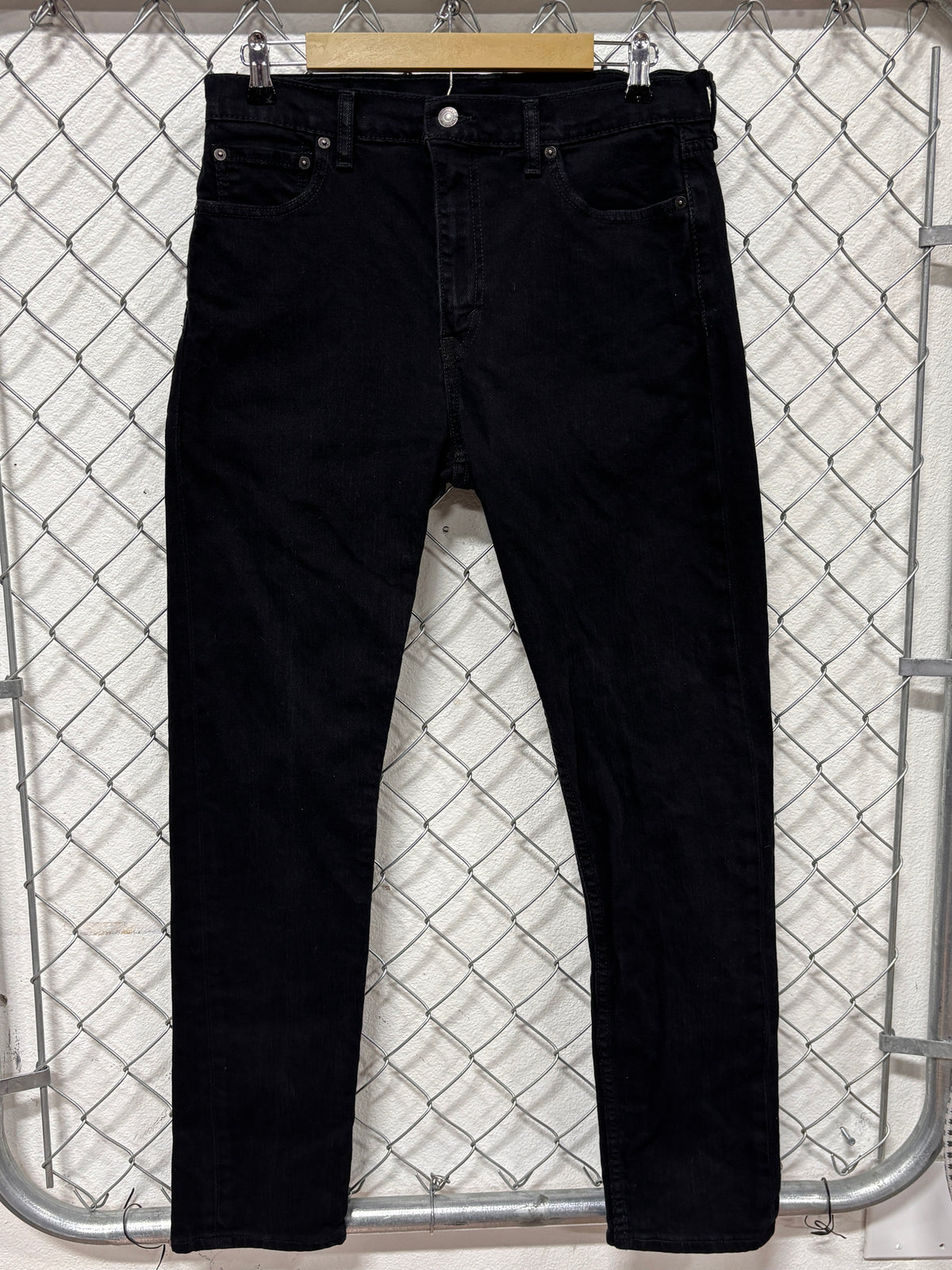 Levi's 511 Black Slim Fit Denim Jeans Size 32x31