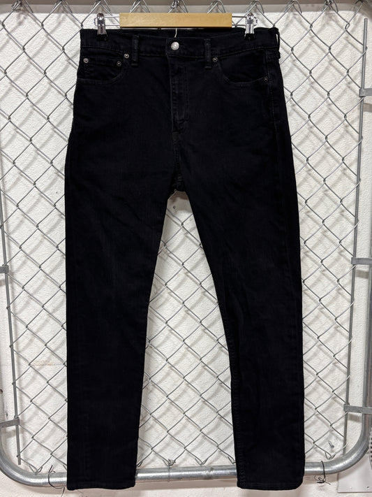 Levi's 511 Black Slim Fit Denim Jeans Size 32x31