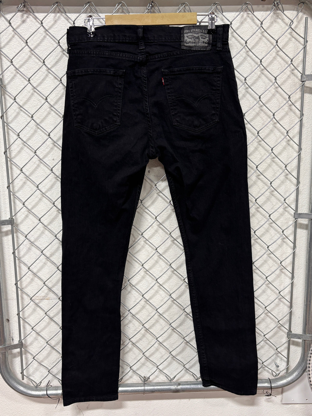Levi's 511 Black Slim Fit Denim Jeans Size 32x31