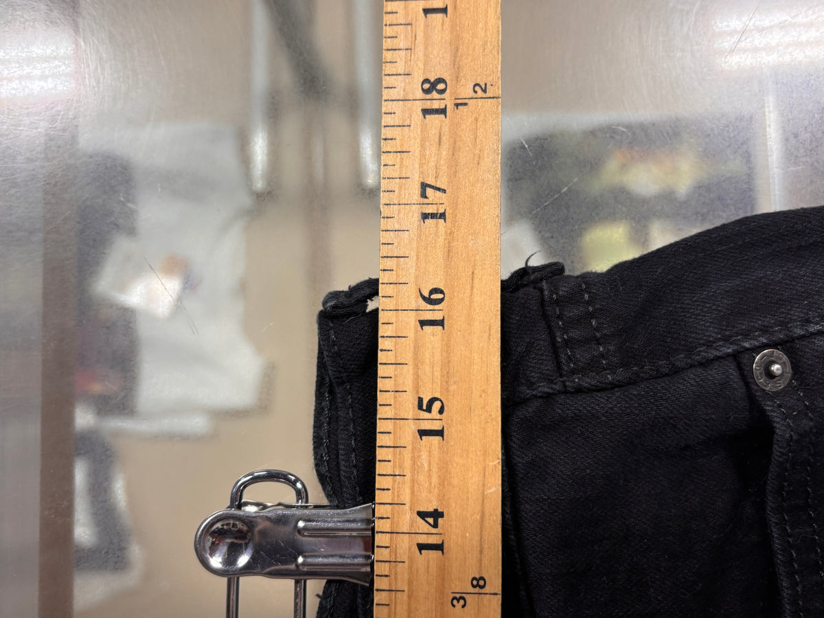 Levi's 511 Black Slim Fit Denim Jeans Size 32x31