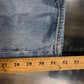 Ksubi Light Wash Rust Stained Chitch Slim Fit Jeans Size 33x32