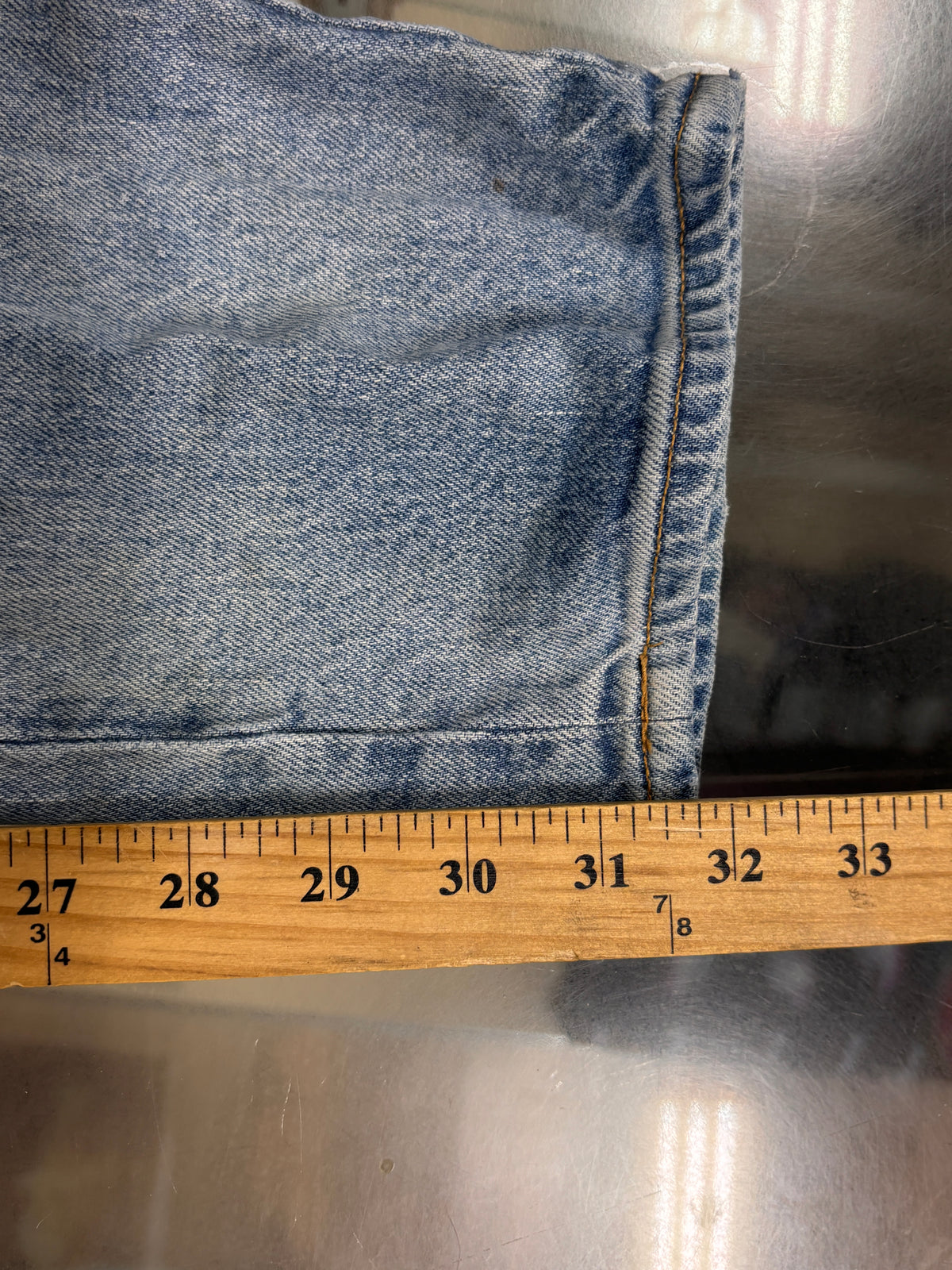 Ksubi Light Wash Rust Stained Chitch Slim Fit Jeans Size 33x32