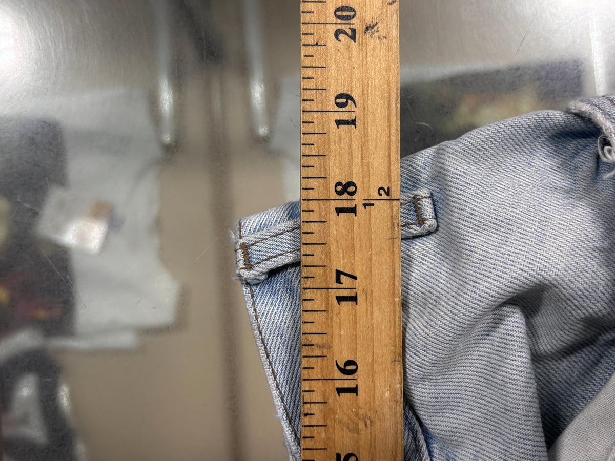 Vintage Levi's Silver Tab Loose Fit Baggy Light Wash Denim Jeans Size 36x34