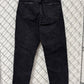Abercrombie and Fitch Black Relaxed Straight Rigid Denim Jeans Size 27x29