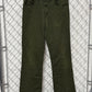Vintage 70's Levi's Dark Green Sta Prest Pants Size 31x31