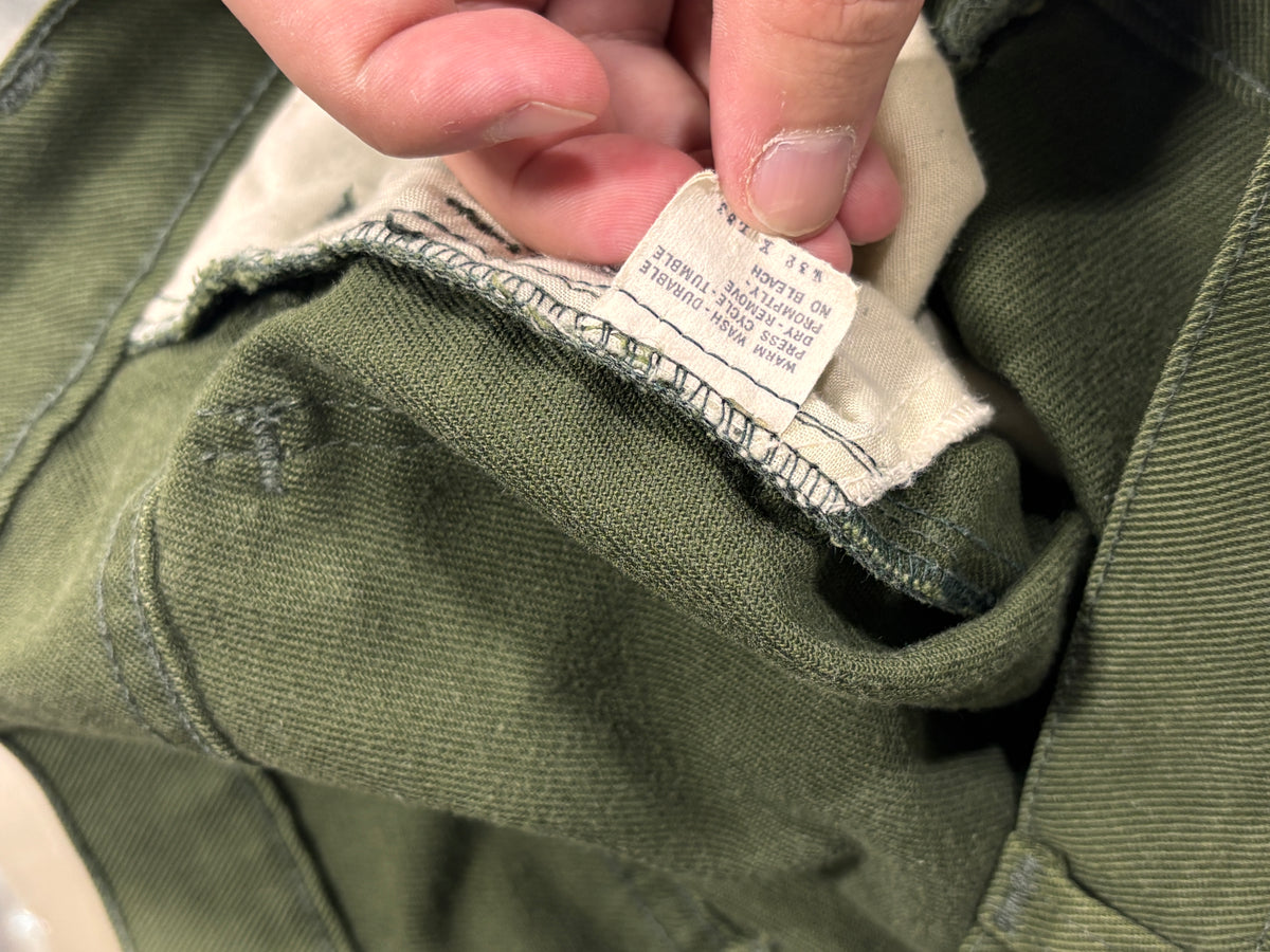 Vintage 70's Levi's Dark Green Sta Prest Pants Size 31x31