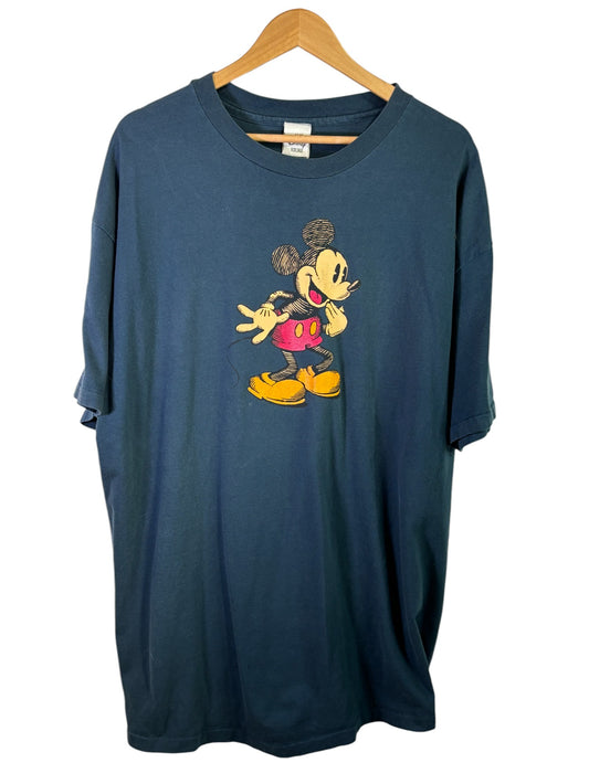 Vintage 90's Disney Mickey Mouse Graphic Tee Size XXL