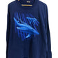 Vintage 90's Aquatic Life Whales Nature Long Sleeve Shirt Size XXL