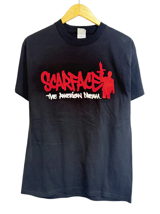 Vintage Y2K Scarface American Dream Movie Graphic Tee Size Medium