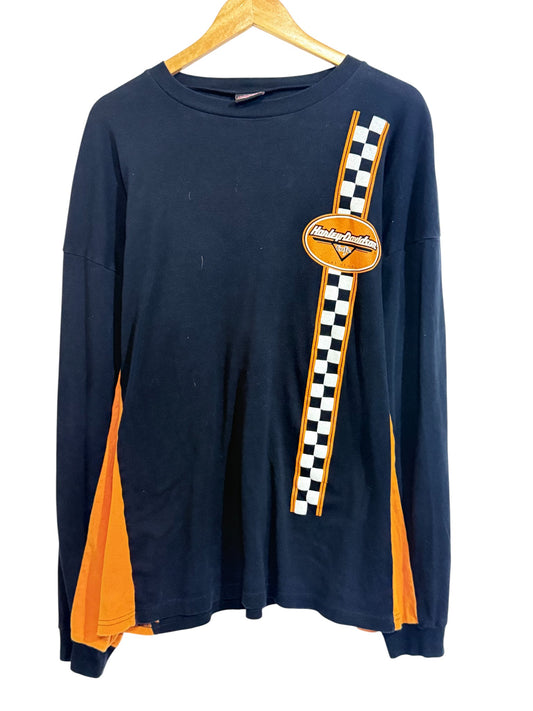 Harley Davidson Las Vegas Cafe Long Sleeve Biker Shirt Size Large