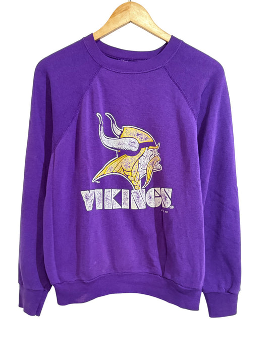 Vintage 90's Logo 7 Minnesota Vikings NFL Logo Sweater Size Medium
