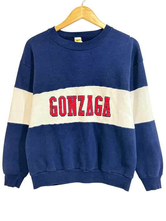 Vintage 80's Velva Sheen Gonzaga University Sweater Size Medium