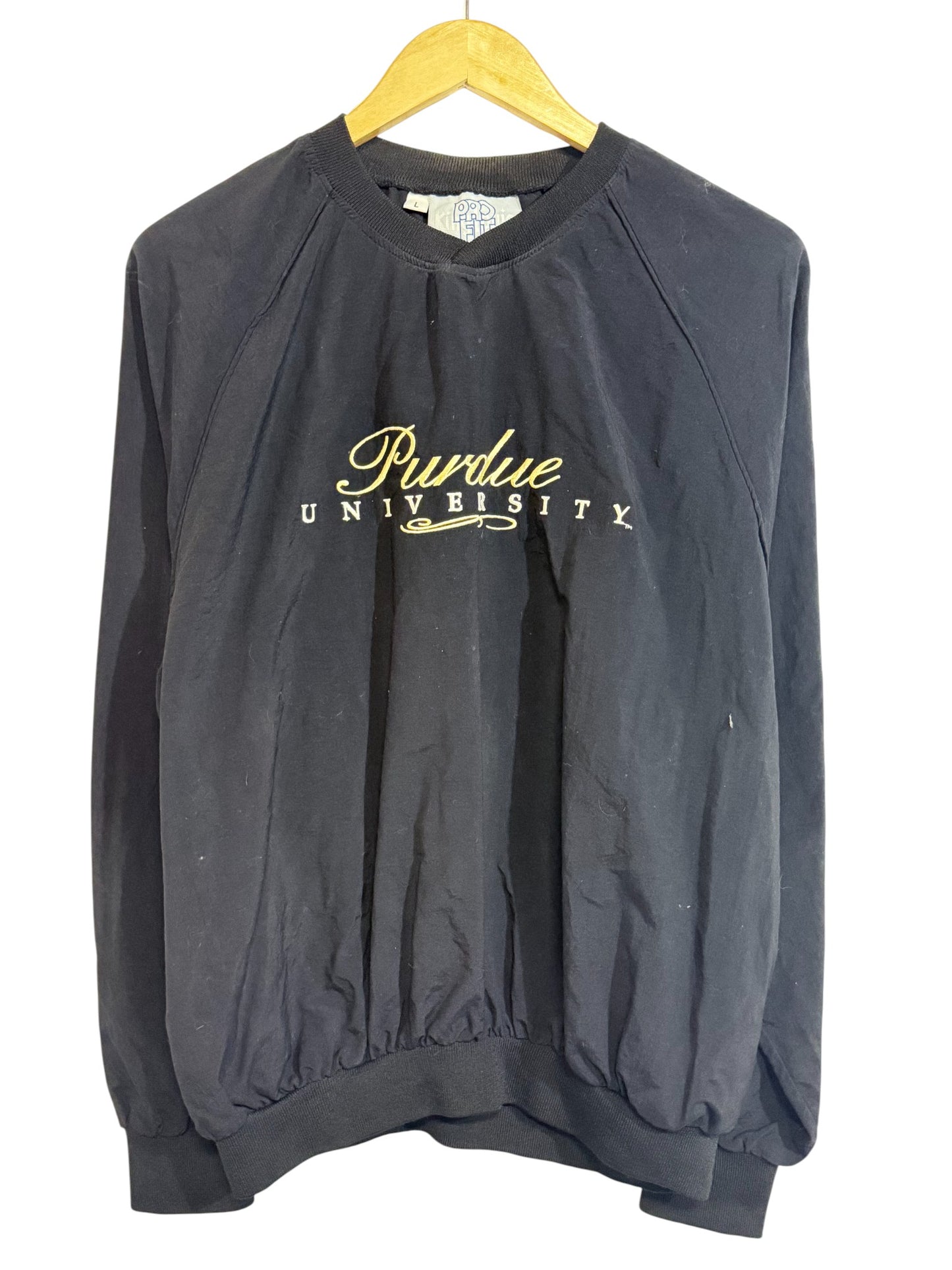 Vintage 90's Purdue University Windbreaker Pullover Jacket Size Large