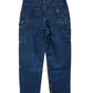 Vintage Carhartt Denim Double Knee Carpenter Jeans Size 33x34
